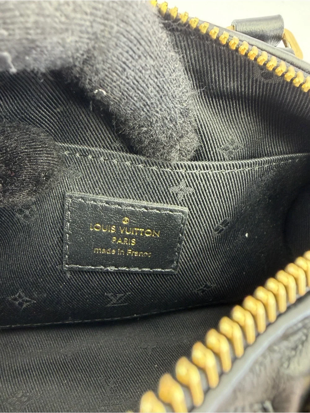 Louis Vuitton Calfskin Bubblegram Papillon BB Black
